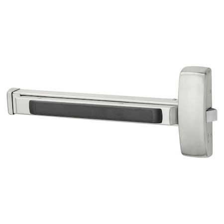 Grade 1 Rim Exit Bar, Wide Stile Pushpad, 32-in Device, Night Latch Function, L Lever With Escutcheo